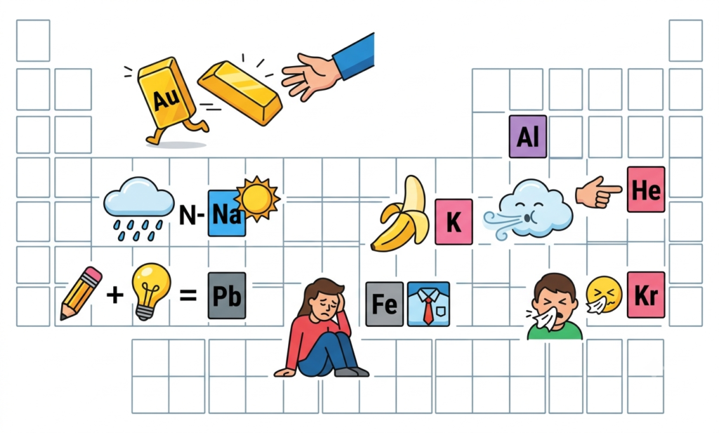 150+ Periodic Table Puns – Funny, Cute & Clean (2026) periodic table puns