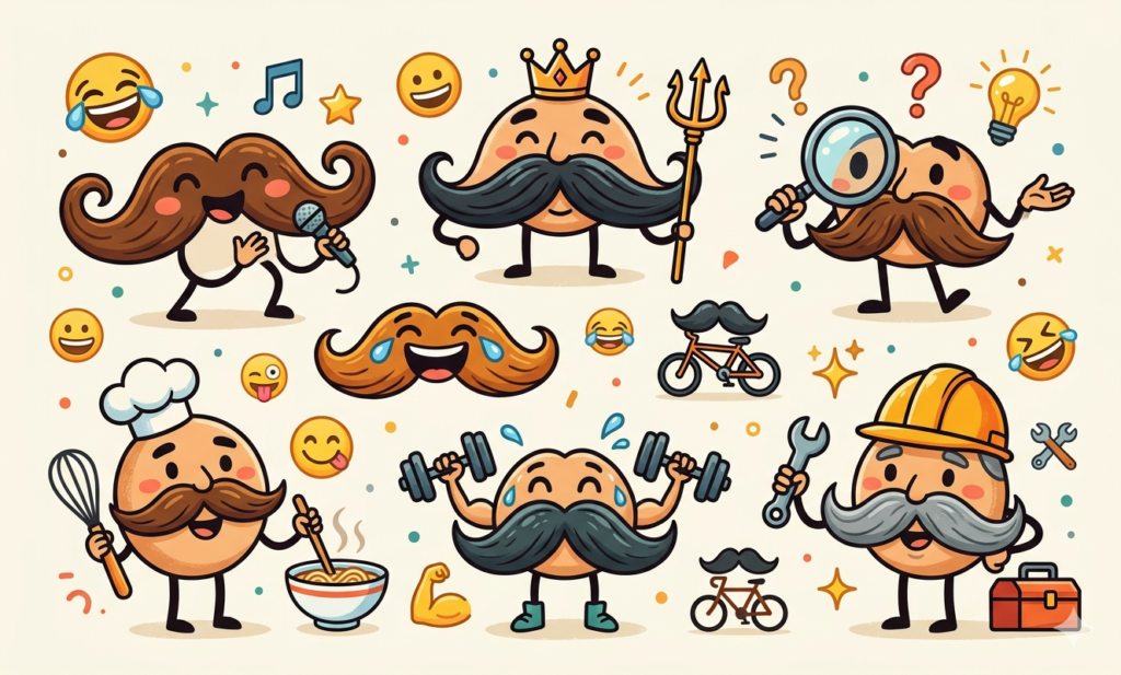 mustache puns
