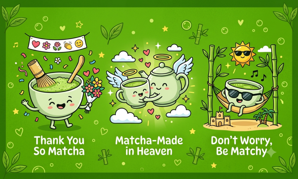 matcha puns