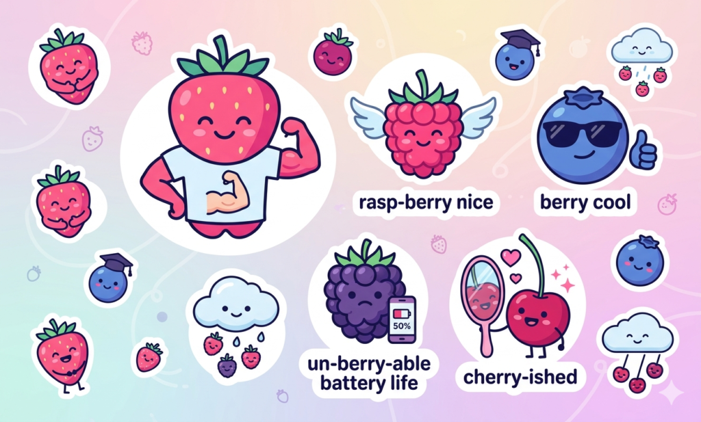 150+ Berry Puns – Funny, Cute & Clean (2026) berry puns