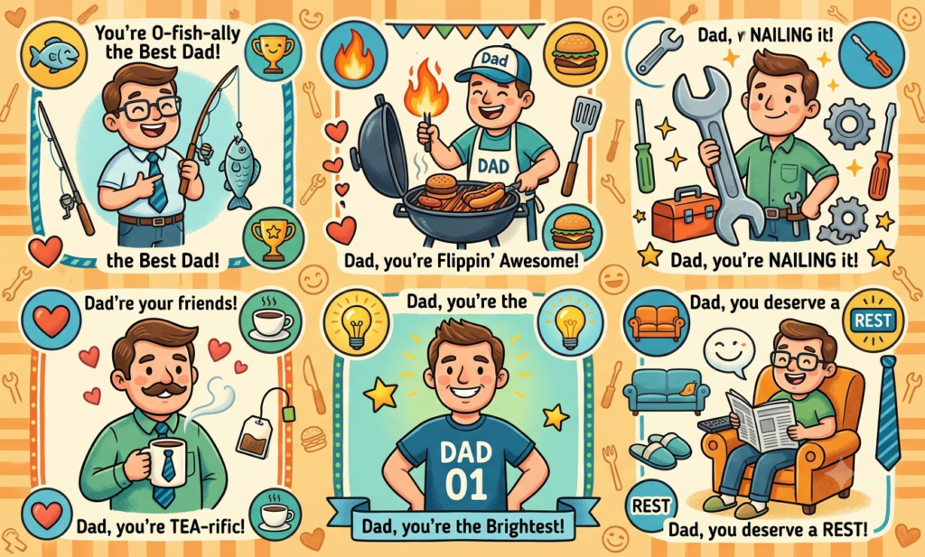 150+ Fathers Day Puns – Funny, Cute & Clean (2026) fathers day puns