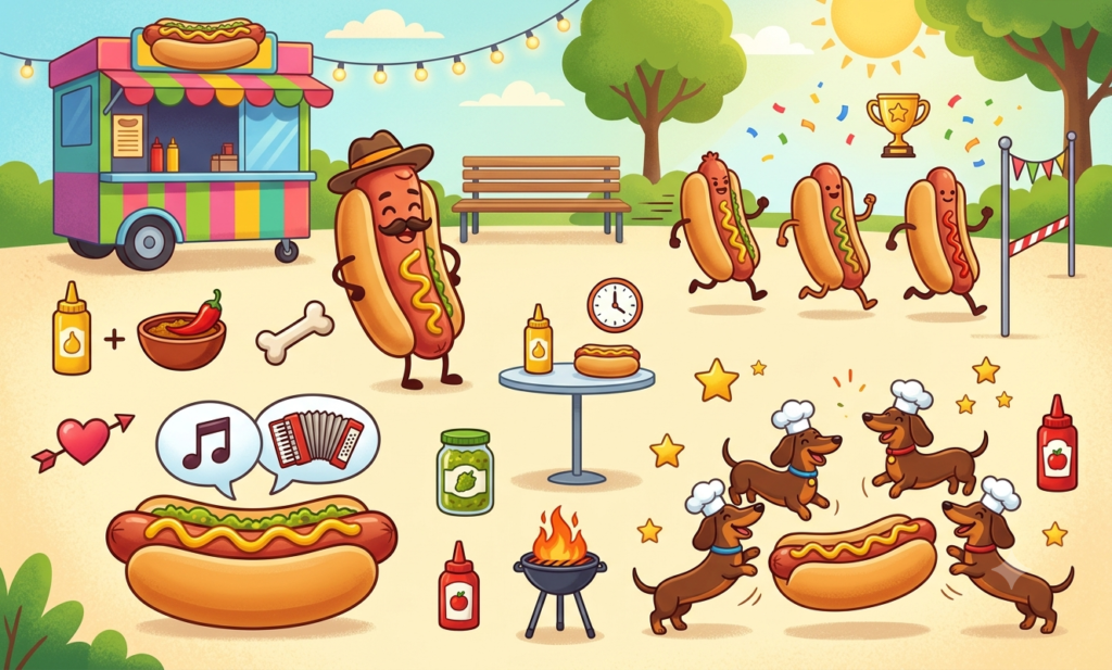 hot dog puns