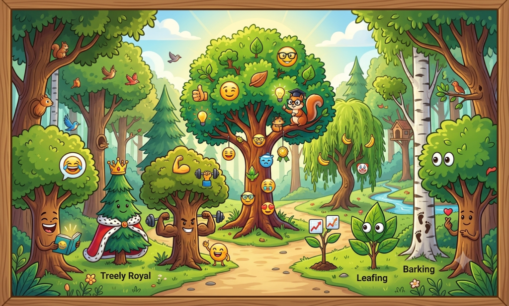 150+ Tree Puns – Funny, Cute & Clean (2026) tree puns