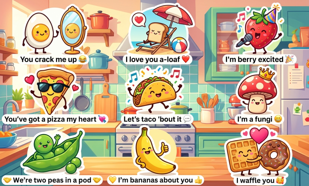 150+ Food Puns – Funny, Cute & Clean (2026) food puns