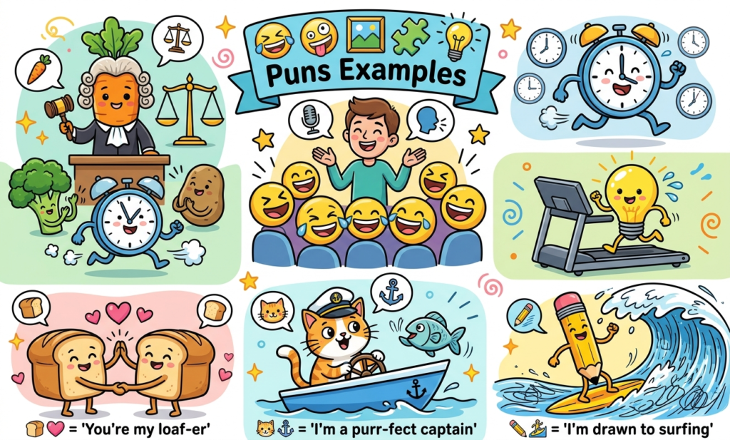 150+ Puns Examples – Funny, Cute & Clean (2026) puns examples