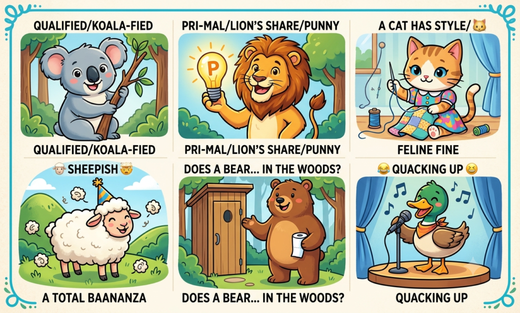 150+ Animal Puns – Funny, Cute & Clean (2026) animal puns