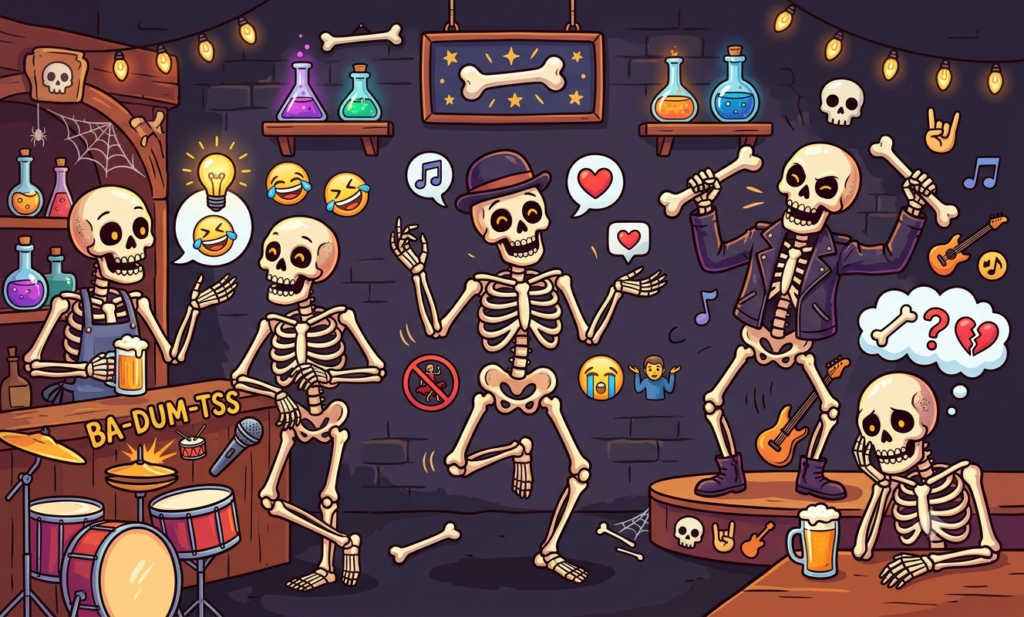 150+ Skeleton Puns – Funny, Cute & Clean (2026) skeleton puns